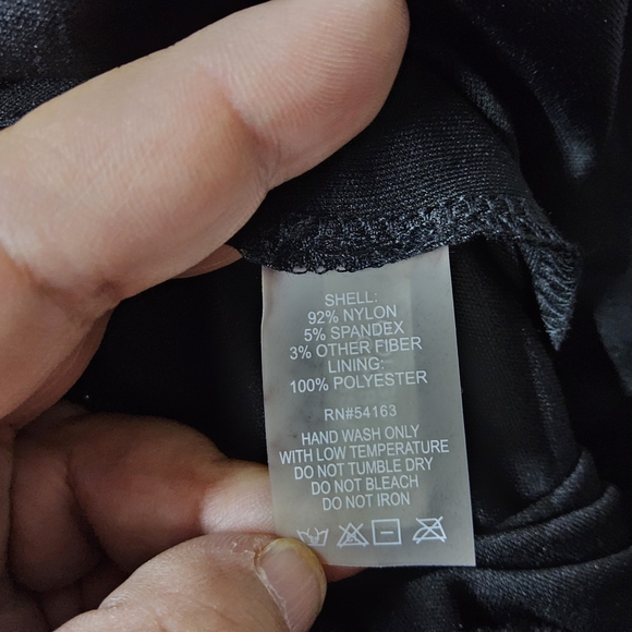 Calvin Klein Black Glitter Long Sleeve Dress - Picture 9 of 13